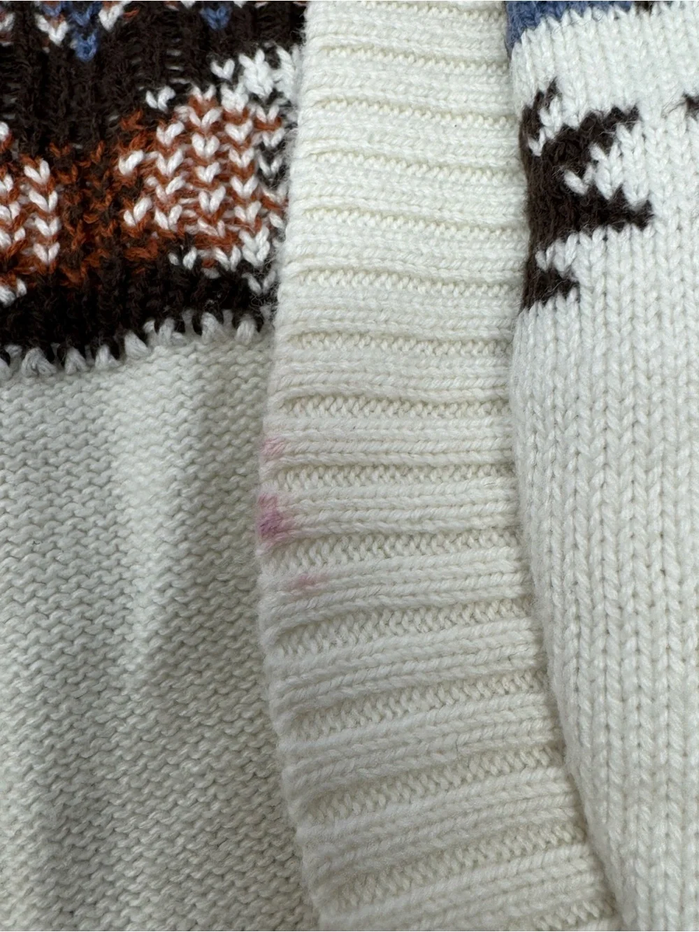 Gymboree Girls Size 8 Open Cardigan Sweater Aztec Design Brown/White/Tan H6
